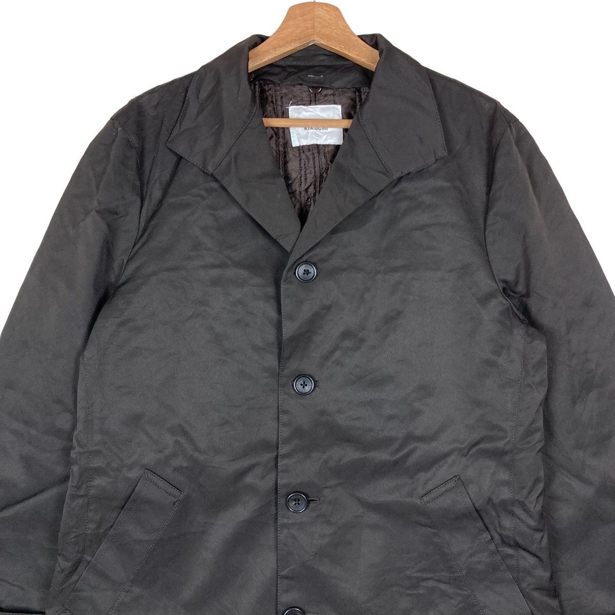 Takeo Kikuchi Vintage Japanese Takeo Kikuchi Flat Button Coat Jacket Size US M / EU 48-50 / 2 - 2 Thumbnail