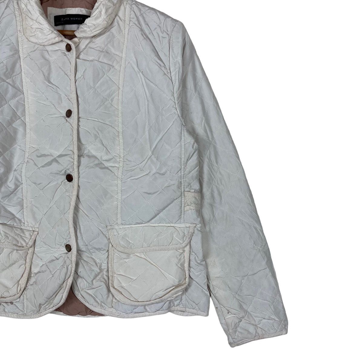 Zara Zara Woman Snap Button Quilted Jacket Size US XL / EU 56 / 4 - 3 Thumbnail