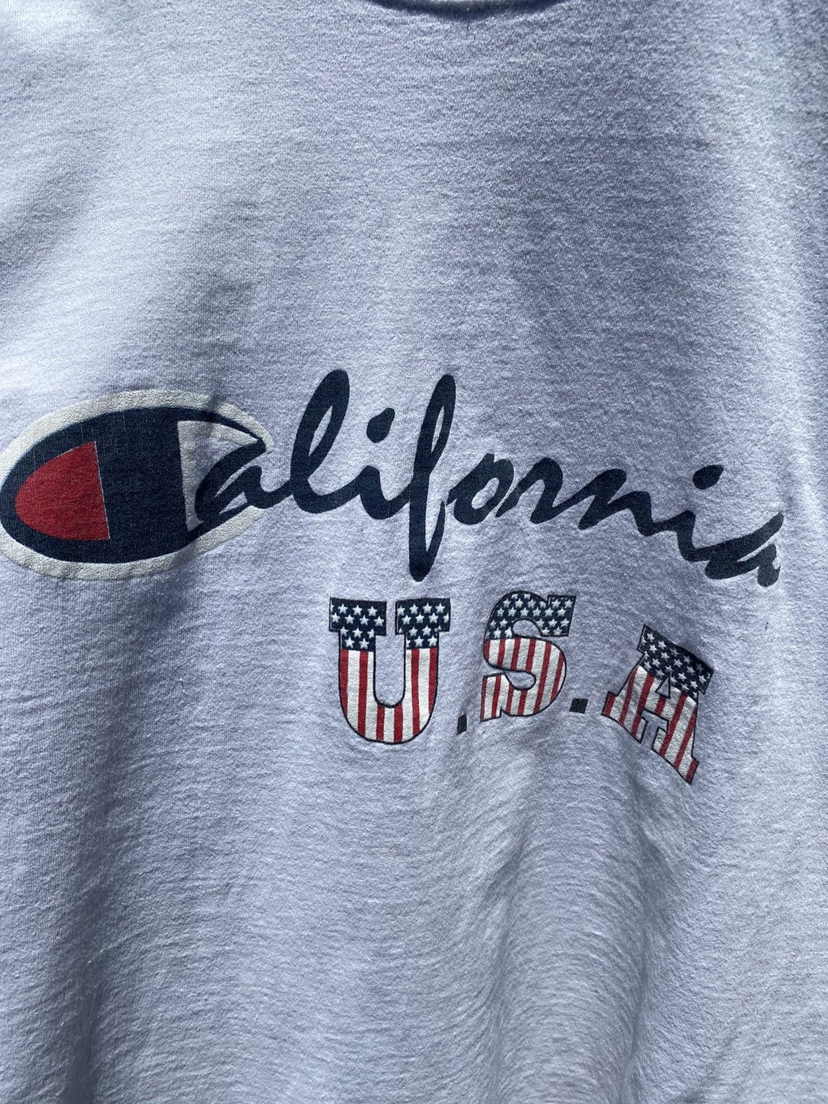 Champion × Vintage Vintage Champion California T-shirt Size US XL / EU 56 / 4 - 2 Thumbnail