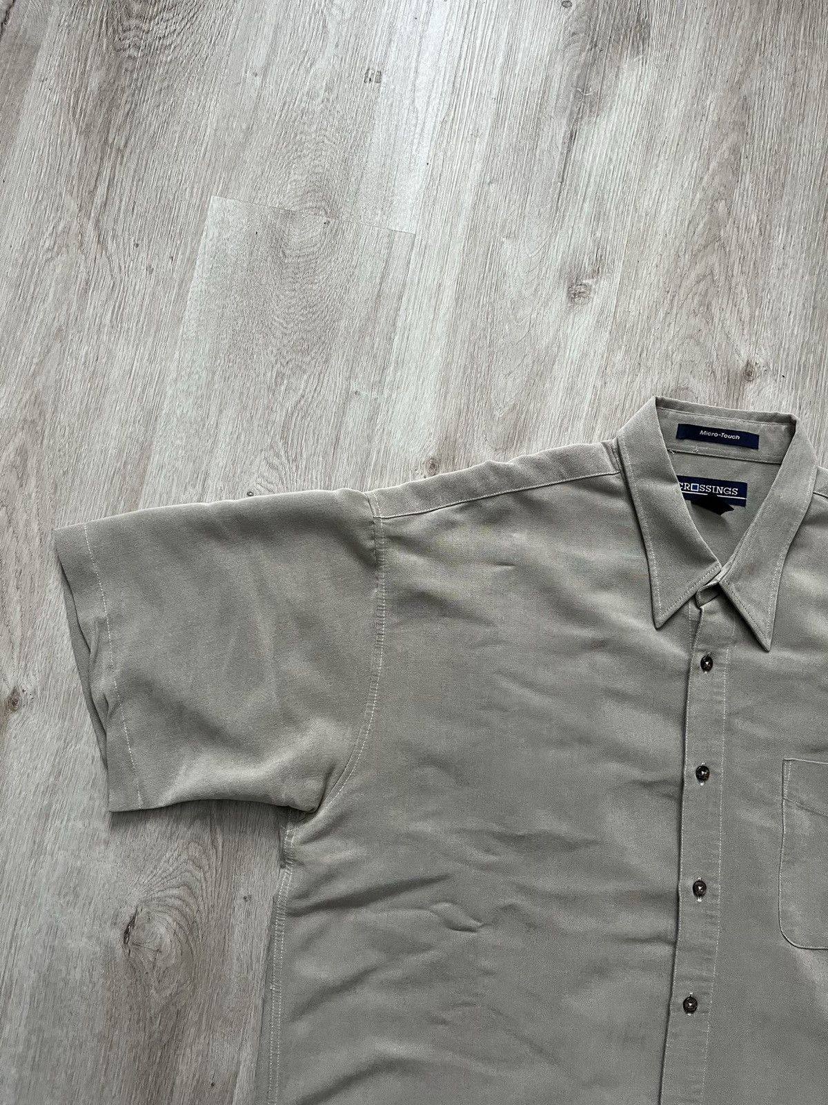 Vintage Beige Bowling Shirt Size US XL / EU 56 / 4 - 4 Thumbnail