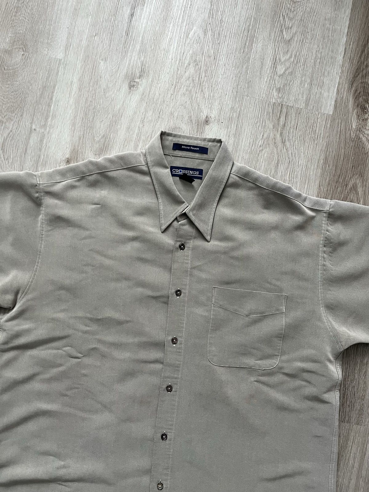 Vintage Beige Bowling Shirt Size US XL / EU 56 / 4 - 5 Thumbnail