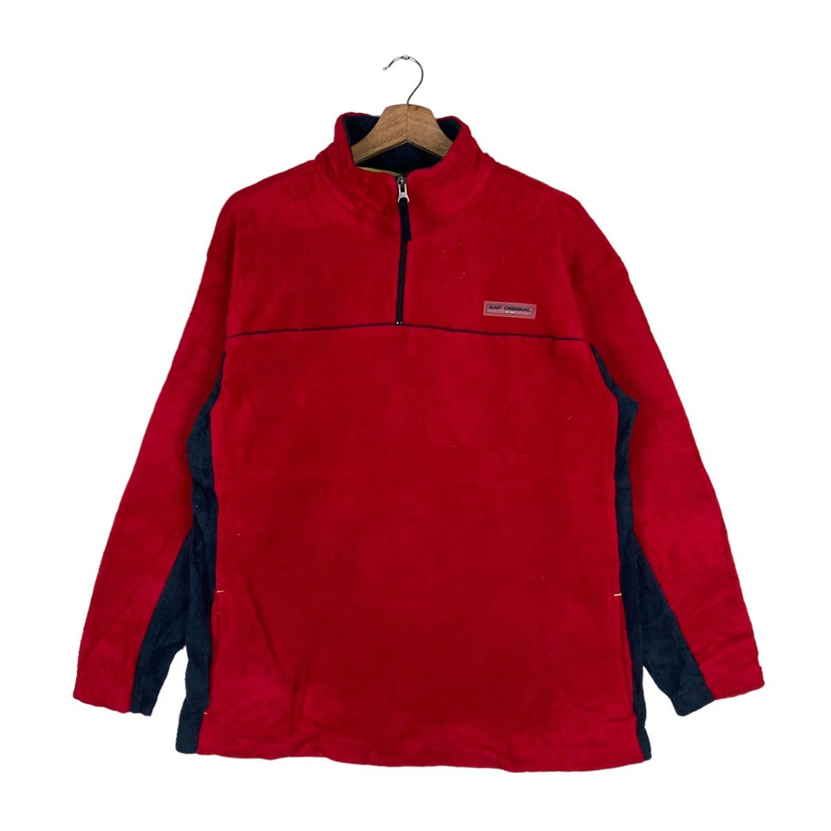 Gap Vintage GAP Quarter Zip Pullover Jumper Sherpa Size US XXL / EU 58 / 5 - 1 Thumbnail