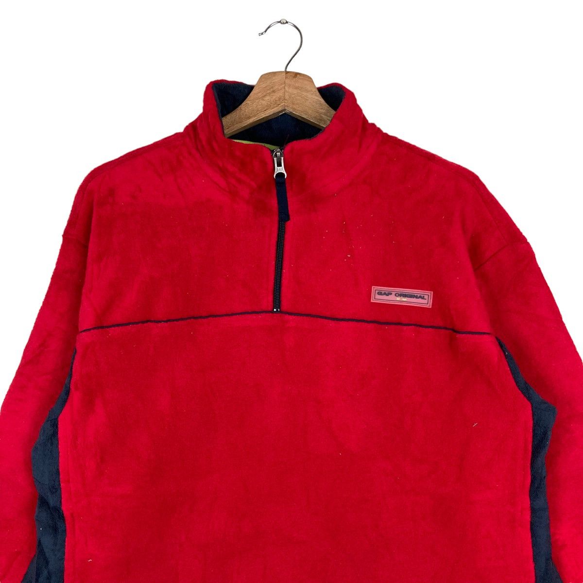 Gap Vintage GAP Quarter Zip Pullover Jumper Sherpa Size US XXL / EU 58 / 5 - 2 Thumbnail