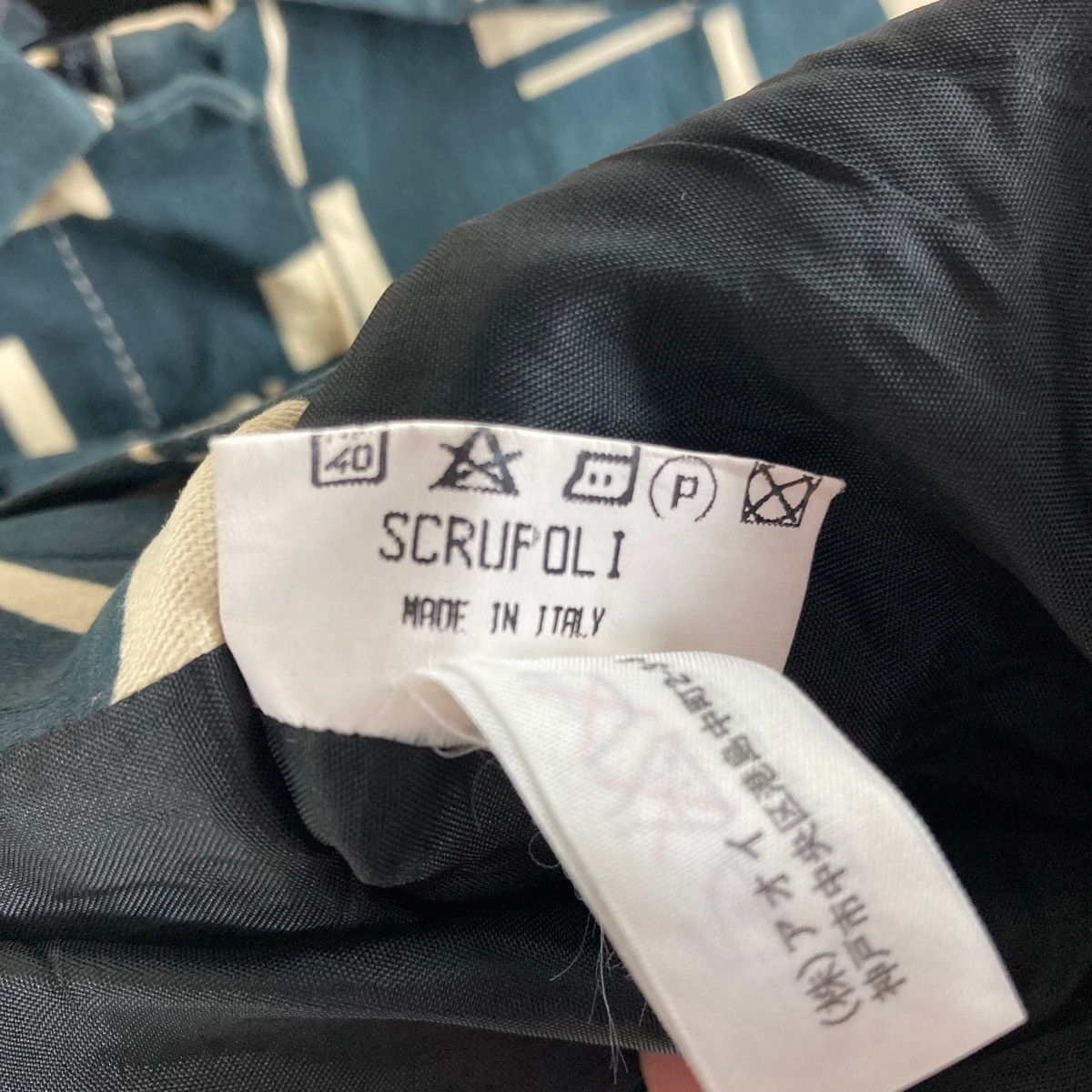 Other SCRUPOLI square design jumper pullover Size US S / EU 44-46 / 1 - 6 Thumbnail