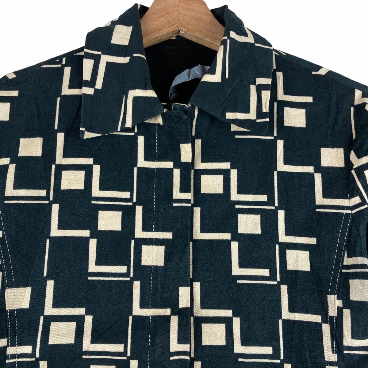 Other SCRUPOLI square design jumper pullover Size US S / EU 44-46 / 1 - 3 Thumbnail