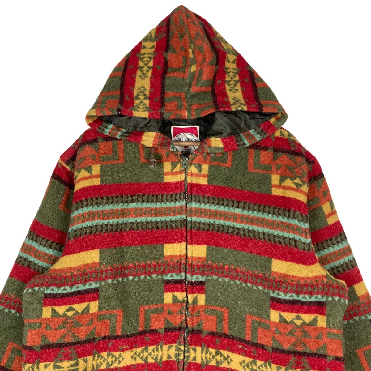 Vintage Vintage Creation Cube Navajo Design Pullover Jumper Hoodie Size US M / EU 48-50 / 2 - 2 Thumbnail