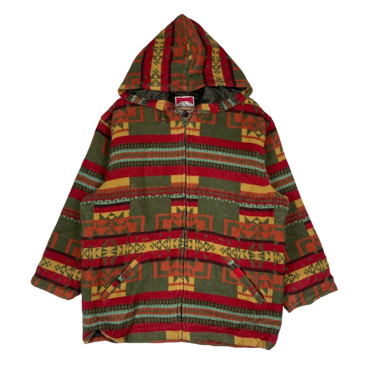 Vintage Vintage Creation Cube Navajo Design Pullover Jumper Hoodie Size US M / EU 48-50 / 2 - 1 Thumbnail