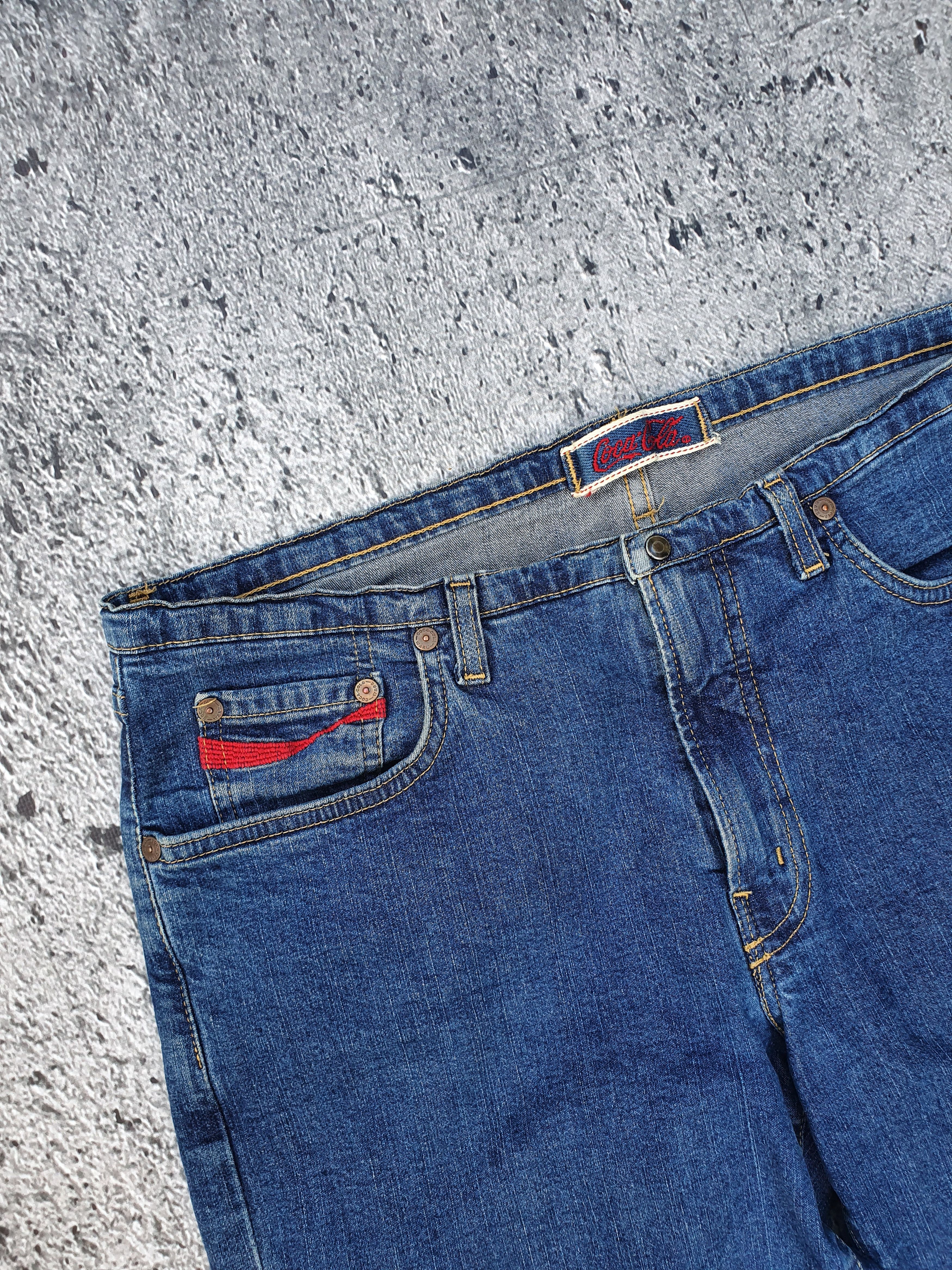 Coca Cola × Vintage Vintage coca cola hand painted flowers flared denim Size 30" / US 8 / IT 44 - 11 Thumbnail