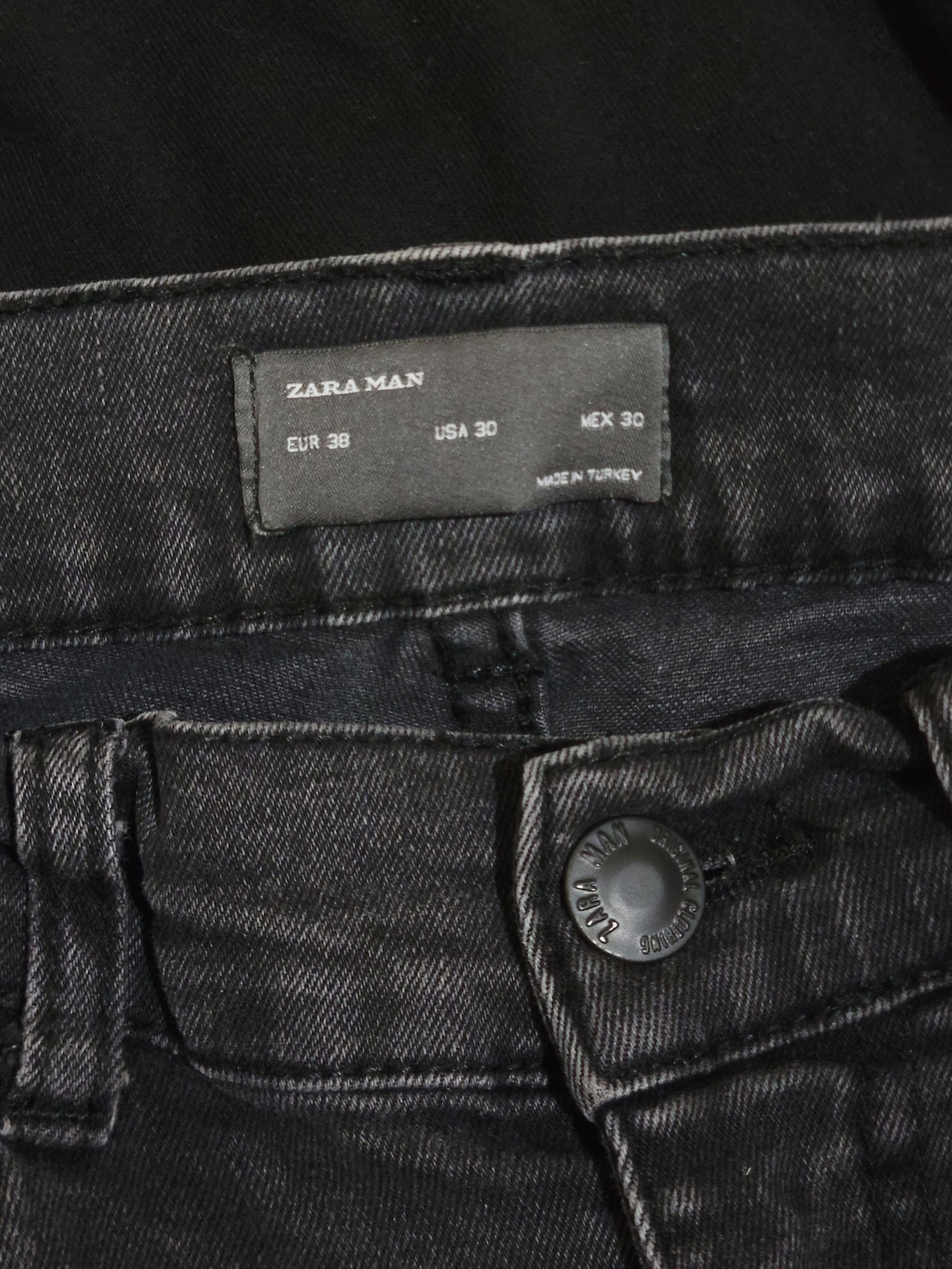Zara 6 zipper Biker Denim Size US 30 / EU 46 - 6 Thumbnail