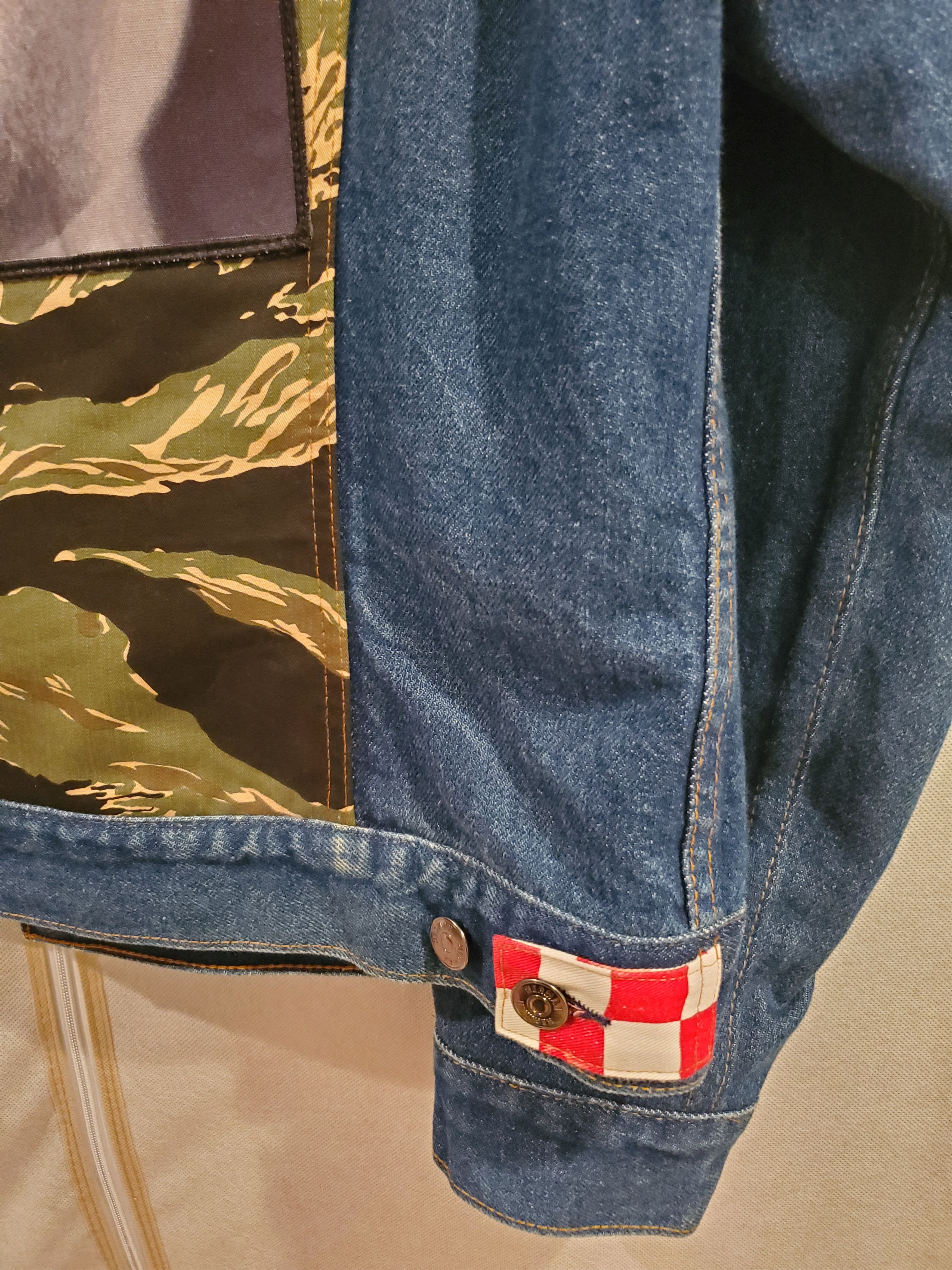 Herman Market Embroidery & Patchwork Denim Jacket Size US M / EU 48-50 / 2 - 7 Thumbnail