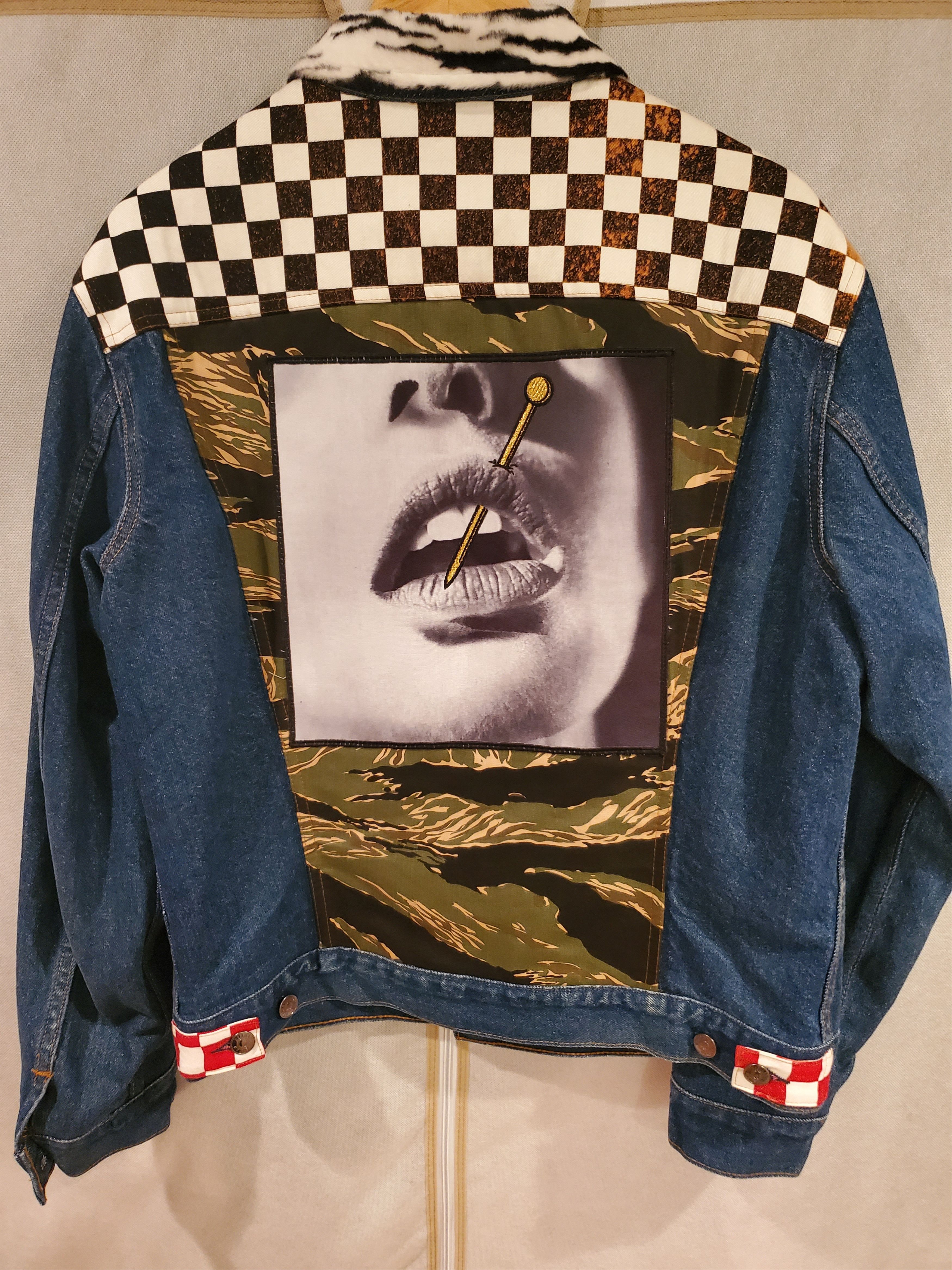 Herman Market Embroidery & Patchwork Denim Jacket Size US M / EU 48-50 / 2 - 5 Thumbnail