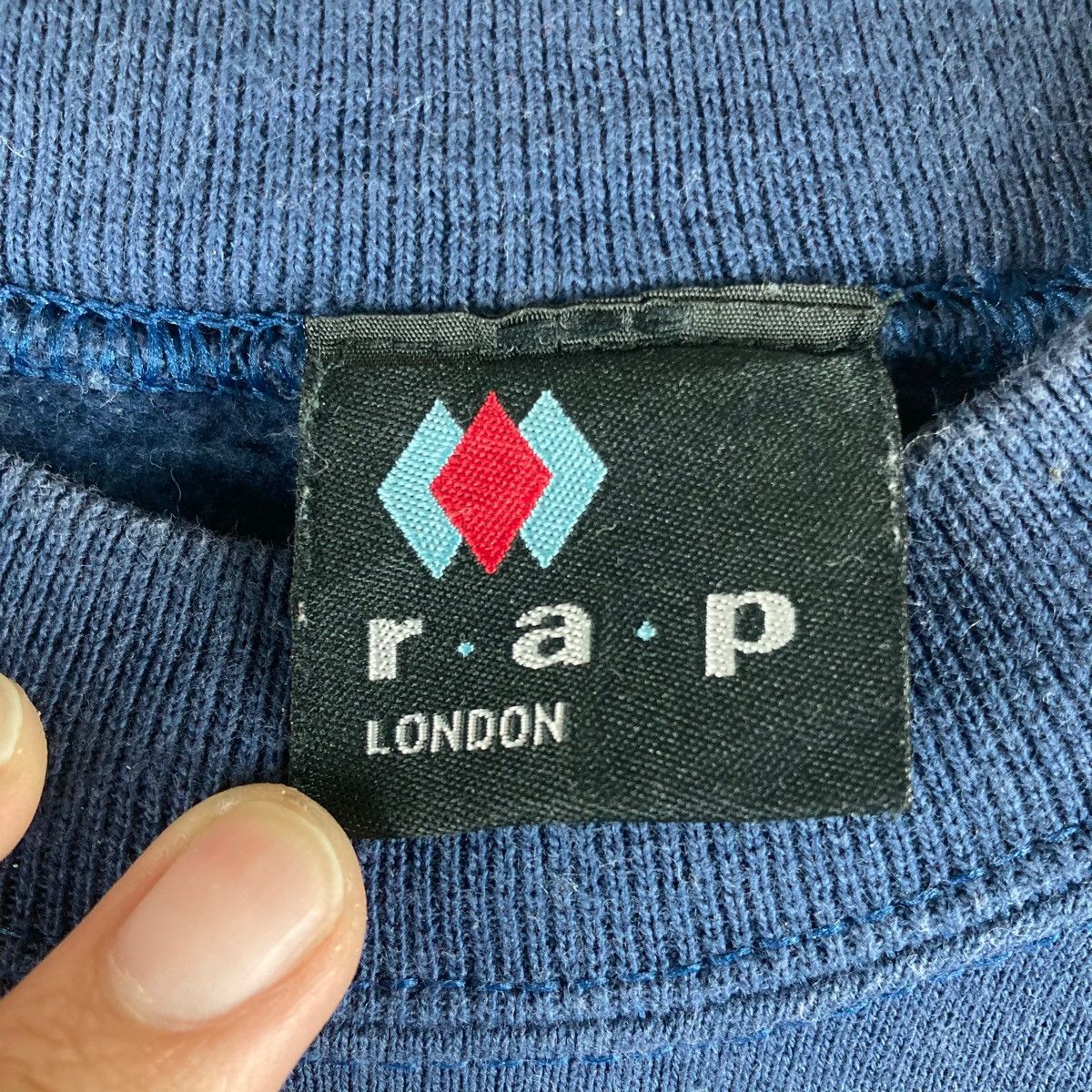 Vintage Vintage SWEATSHIRT R.A.P LONDON pullover jumper Size US L / EU 52-54 / 3 - 5 Thumbnail