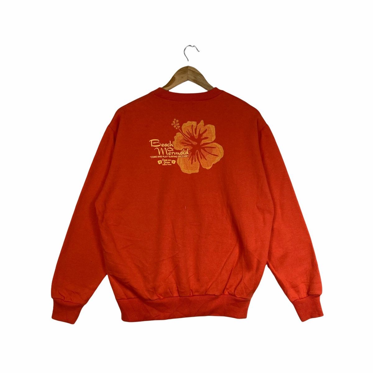 Other VINTAGE BEACH OF MERMAID SURFING SWEATSHIRT Casual Jumper Size US M / EU 48-50 / 2 - 5 Thumbnail