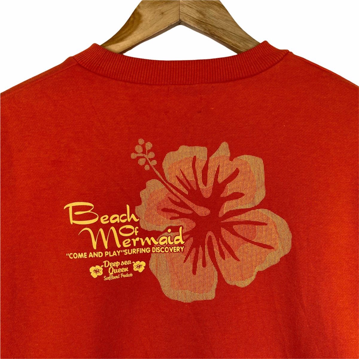Other VINTAGE BEACH OF MERMAID SURFING SWEATSHIRT Casual Jumper Size US M / EU 48-50 / 2 - 6 Thumbnail