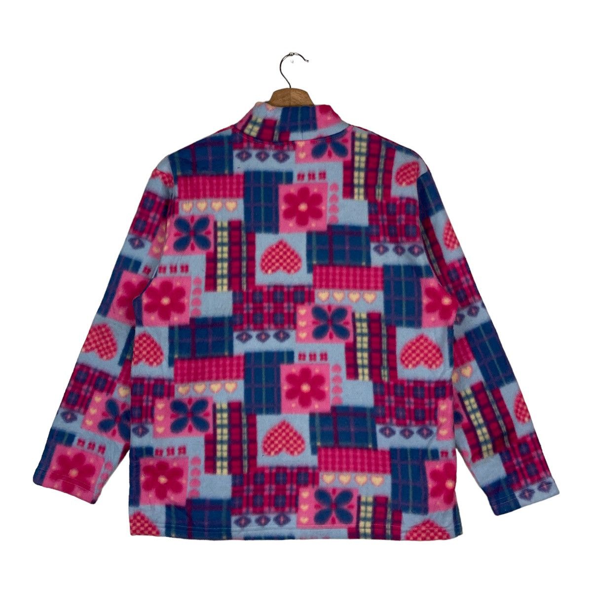 Vintage Vintage Jam Jam Quarter Zip Cube Design Pullover Jumper Size US M / EU 48-50 / 2 - 4 Thumbnail