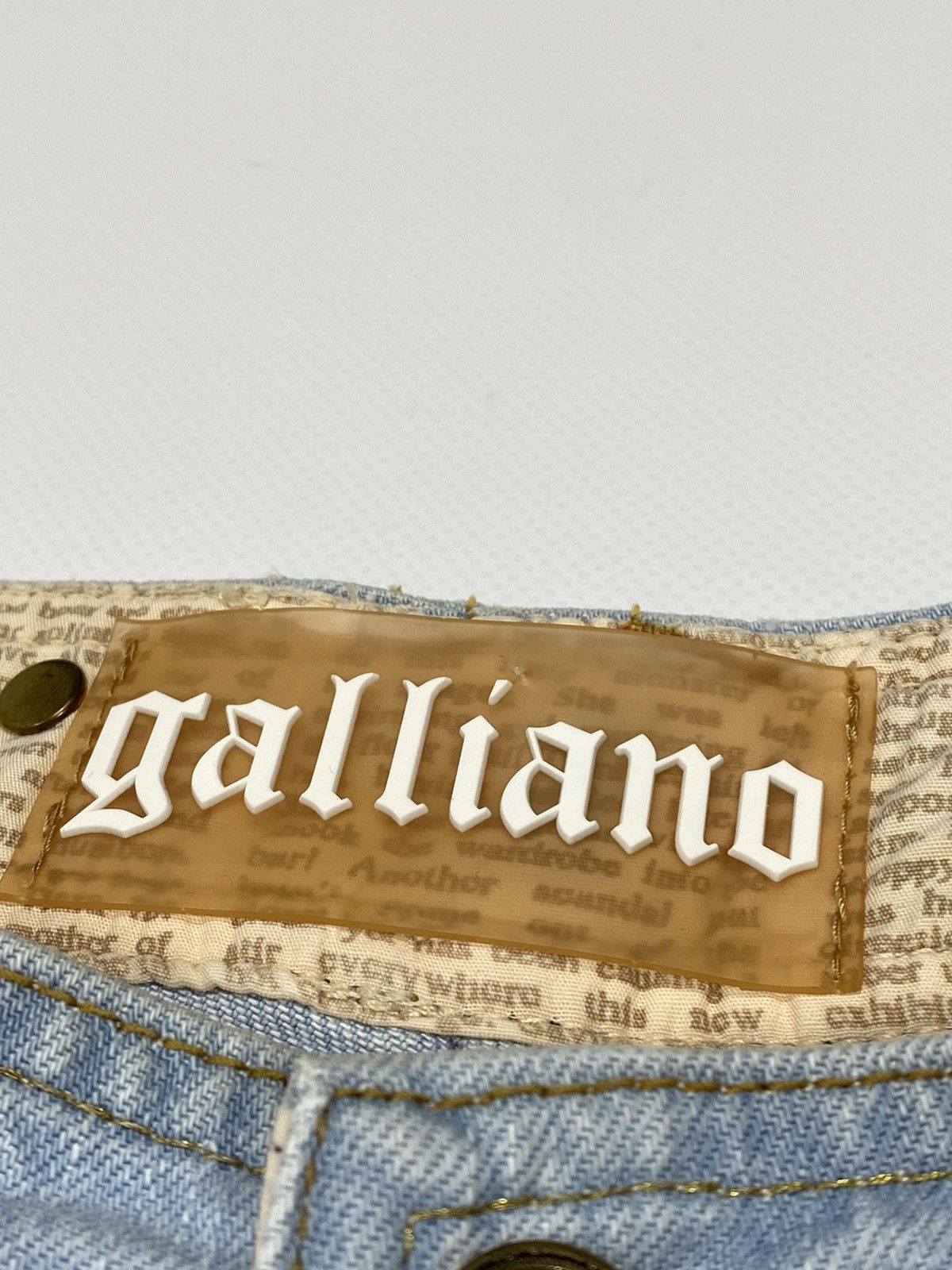John Galliano 🔥LASTDROP🔥 Y2K Patchwork Flared Butterfly Low Rise Pants Size 26" / US 2 / IT 38 - 13 Thumbnail
