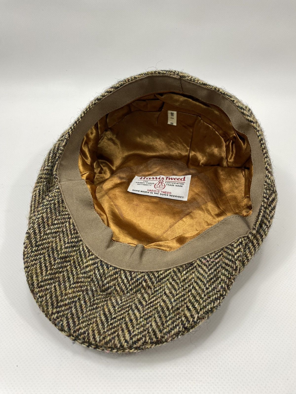 Harris Tweed 🔥LASTDROP🔥 Vintage Harris Tweed Wool Flat Cap Classic Hat Size ONE SIZE - 10 Thumbnail