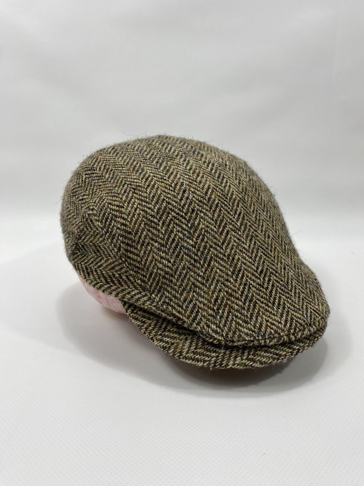 Harris Tweed 🔥LASTDROP🔥 Vintage Harris Tweed Wool Flat Cap Classic Hat Size ONE SIZE - 8 Thumbnail