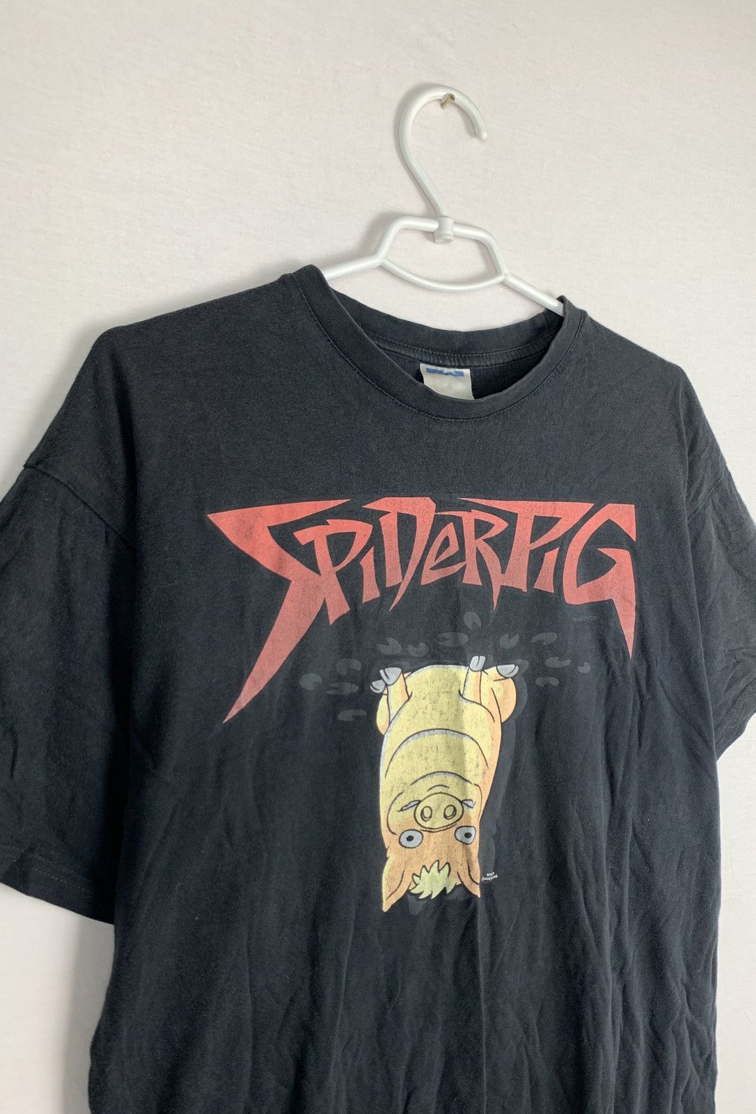 Cartoon Network × The Simpsons × Vintage Vintage 2007 SpiderPig The Simpsons Movie T-Shirt tee Size US XL / EU 56 / 4 - 4 Thumbnail