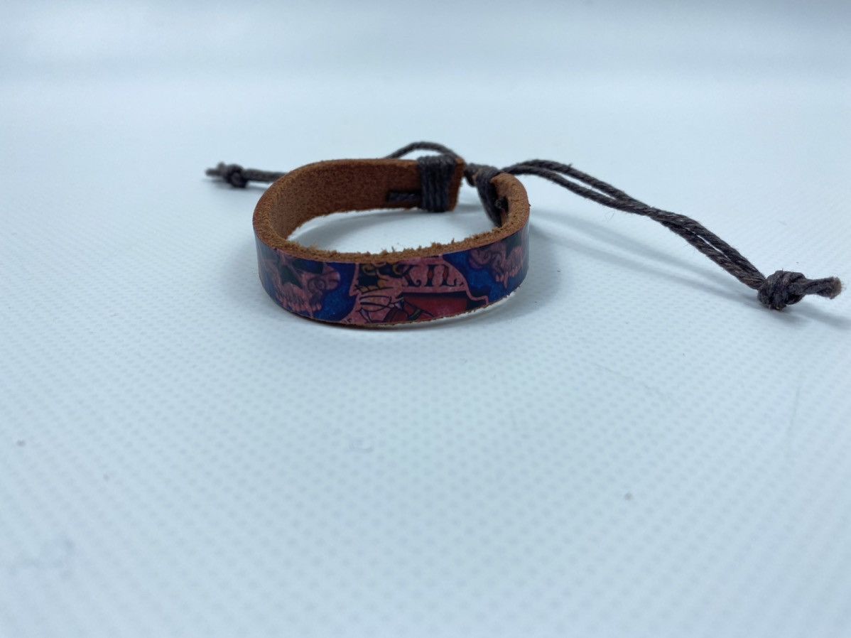 Ed Hardy 🔥LASTDROP🔥#1 1of1 Handmade Learher Multicolored Bracelet Size ONE SIZE - 10 Thumbnail