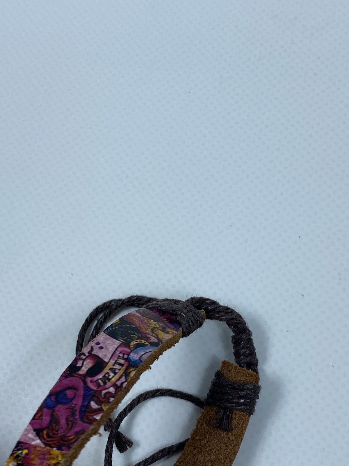 Ed Hardy 🔥LASTDROP🔥#1 1of1 Handmade Learher Multicolored Bracelet Size ONE SIZE - 9 Thumbnail