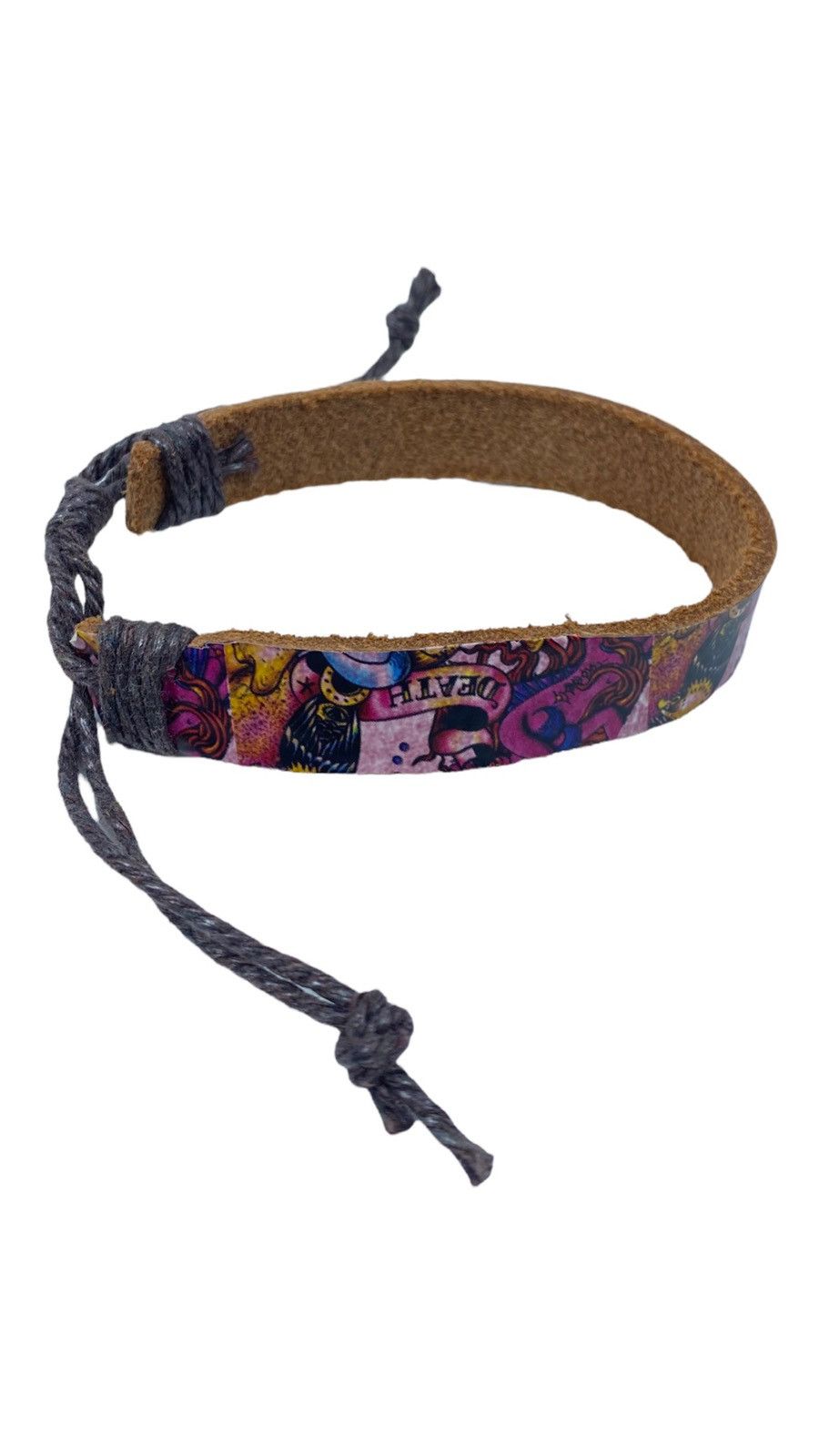 Ed Hardy 🔥LASTDROP🔥#1 1of1 Handmade Learher Multicolored Bracelet Size ONE SIZE - 1 Thumbnail