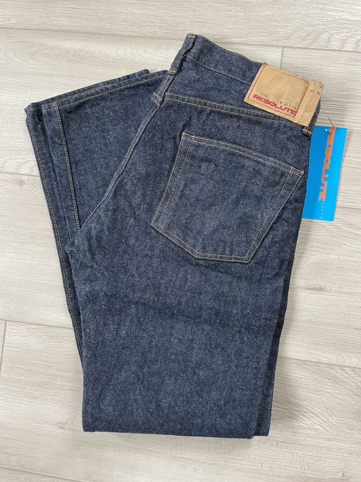 Resolute Resolute Denim 710 Selvedge Raw Denim Jeans Made in Japan