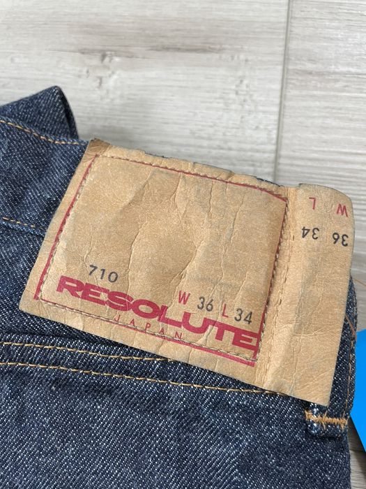 Resolute Resolute Denim 710 Selvedge Raw Denim Jeans Made in Japan