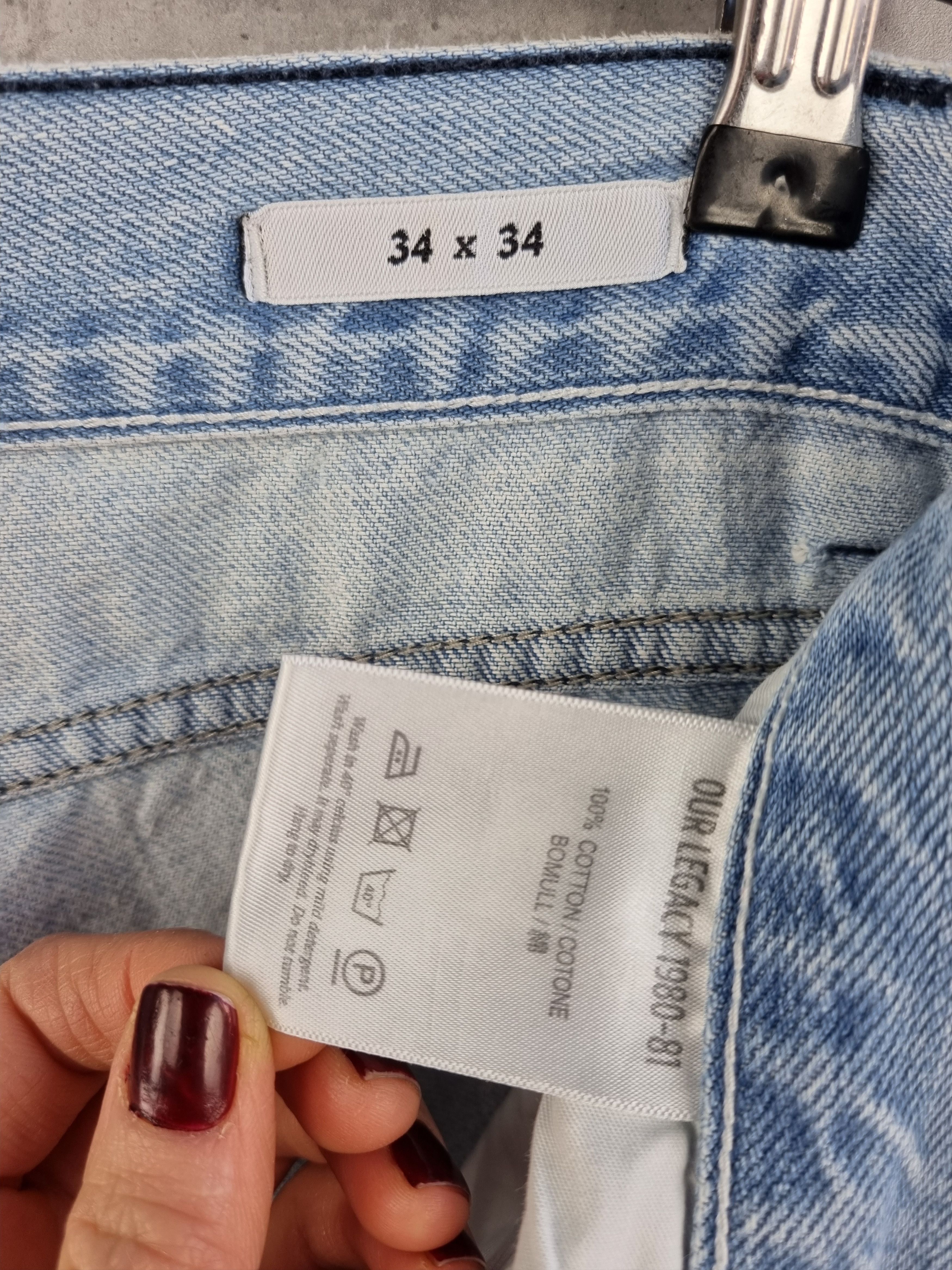 Our Legacy Our Legacy 1980-81 Light Blue Denim Jean Size US 34 / EU 50 - 7 Thumbnail