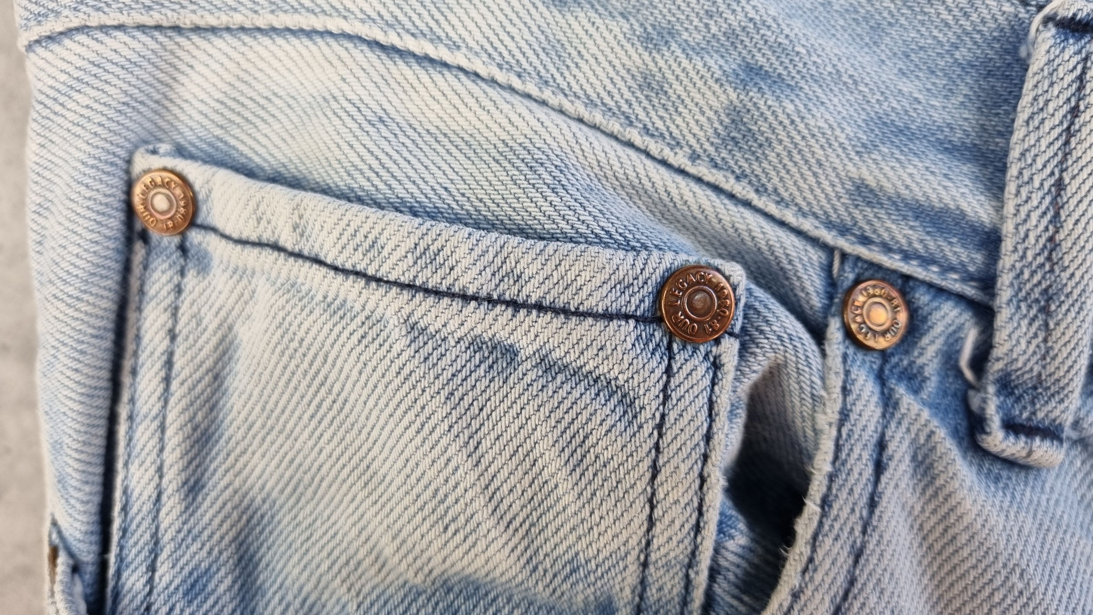 Our Legacy Our Legacy 1980-81 Light Blue Denim Jean Size US 34 / EU 50 - 9 Thumbnail