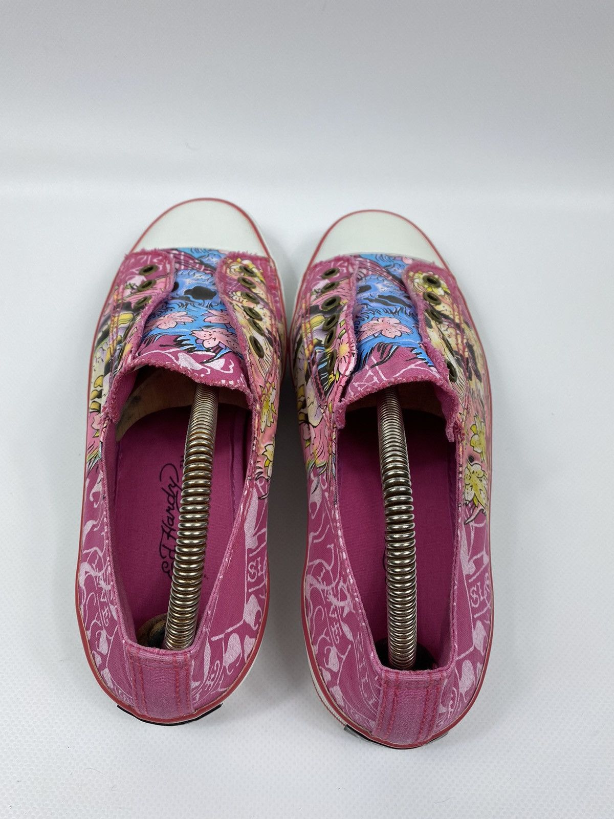 Ed Hardy 🔥LASTDROP🔥#4 Size 40 Skull Flowers Low Slip-ons Sneakers Size US 10 / IT 40 - 8 Thumbnail