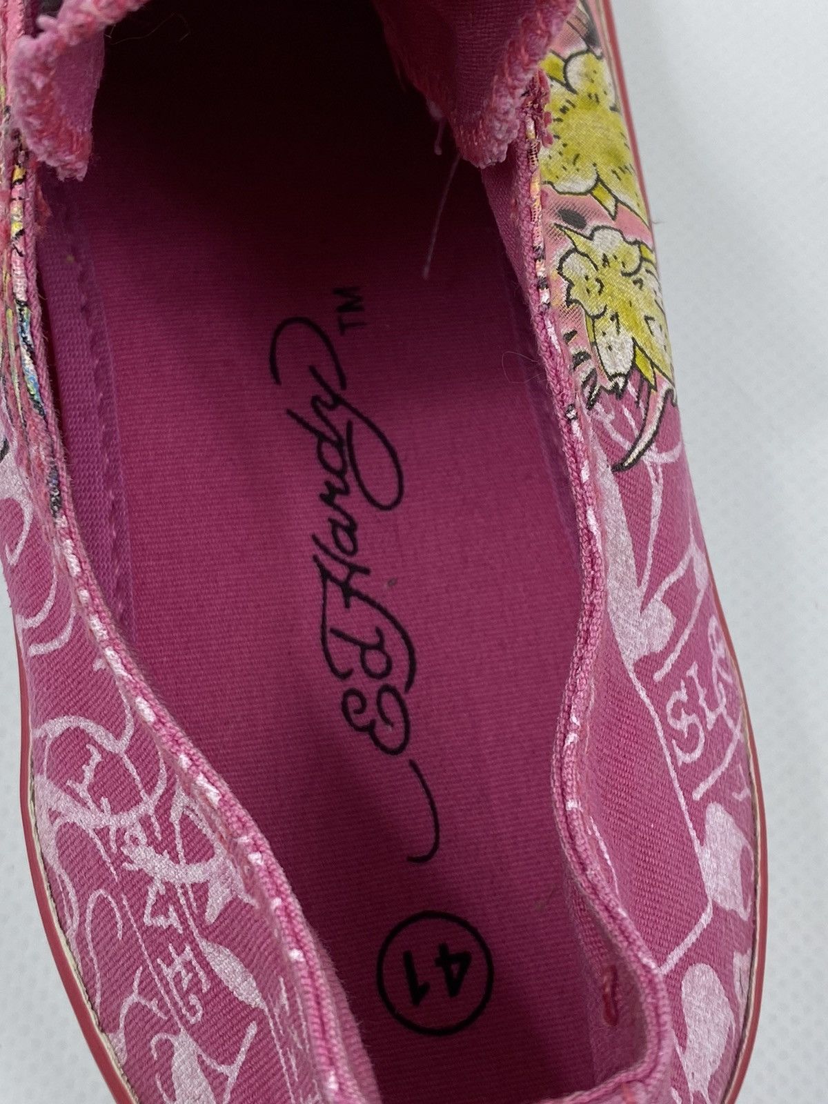 Ed Hardy 🔥LASTDROP🔥#4 Size 40 Skull Flowers Low Slip-ons Sneakers Size US 10 / IT 40 - 12 Thumbnail