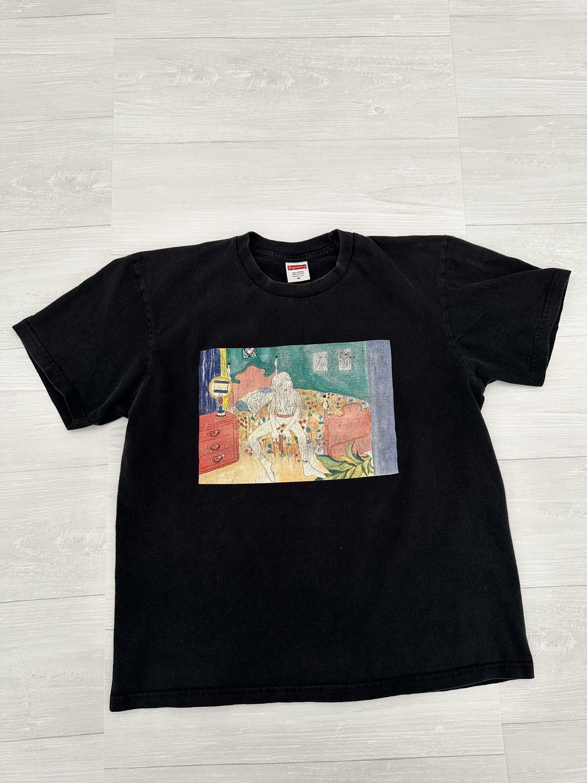 Supreme Bedroom Tee Black FW18 Medium Tops