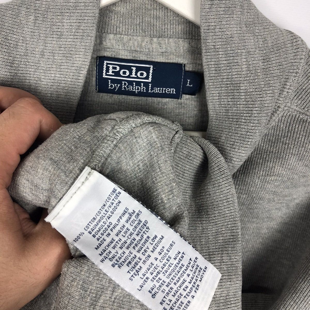 Polo Ralph Lauren Vintage Polo by Ralph Lauren Zip Sweatshirt Pullover Size US L / EU 52-54 / 3 - 7 Thumbnail