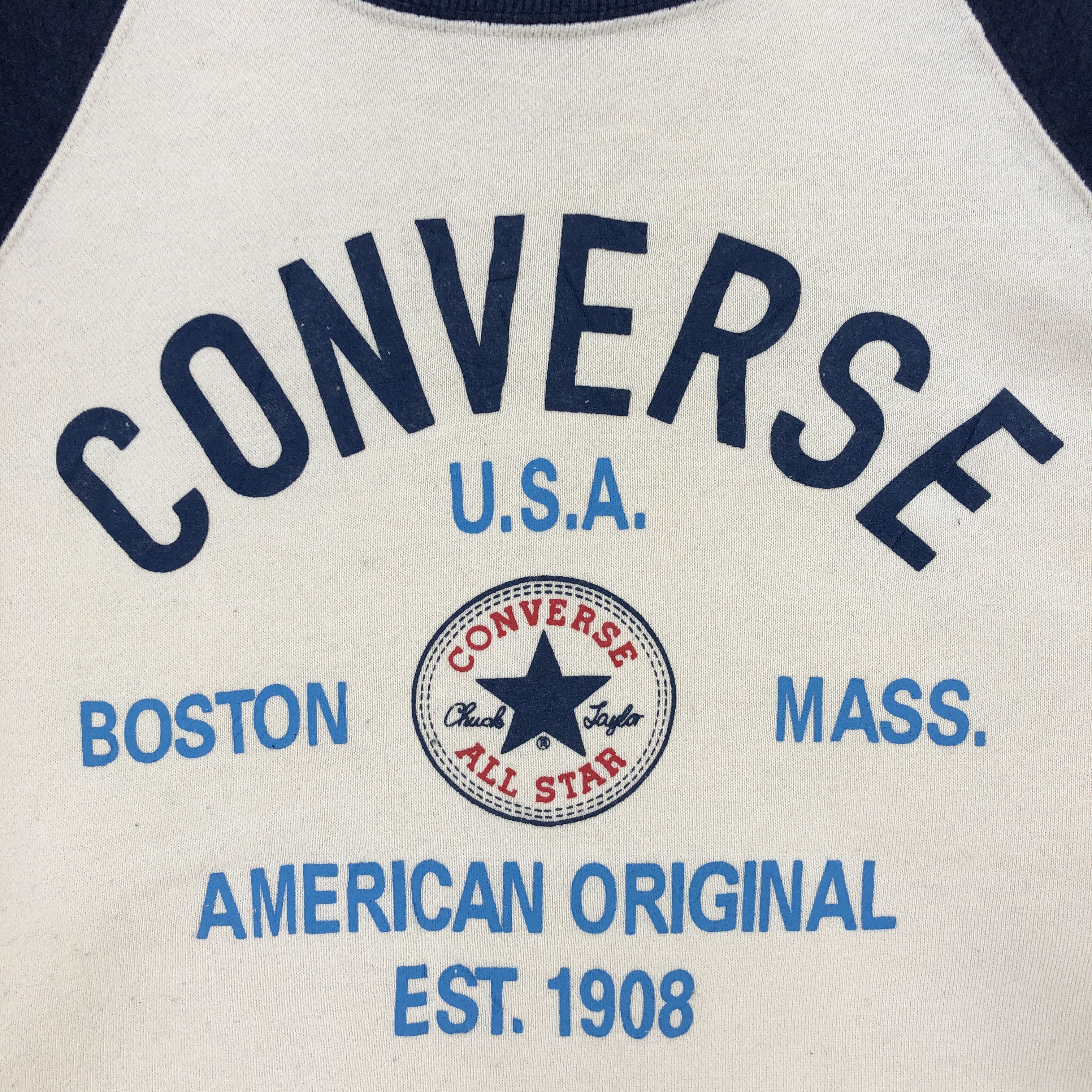 Japanese Brand × Vintage Vintage Converse Sweater Chuck Taylor Sweatshirt Jumper Size S / US 4 / IT 40 - 4 Thumbnail