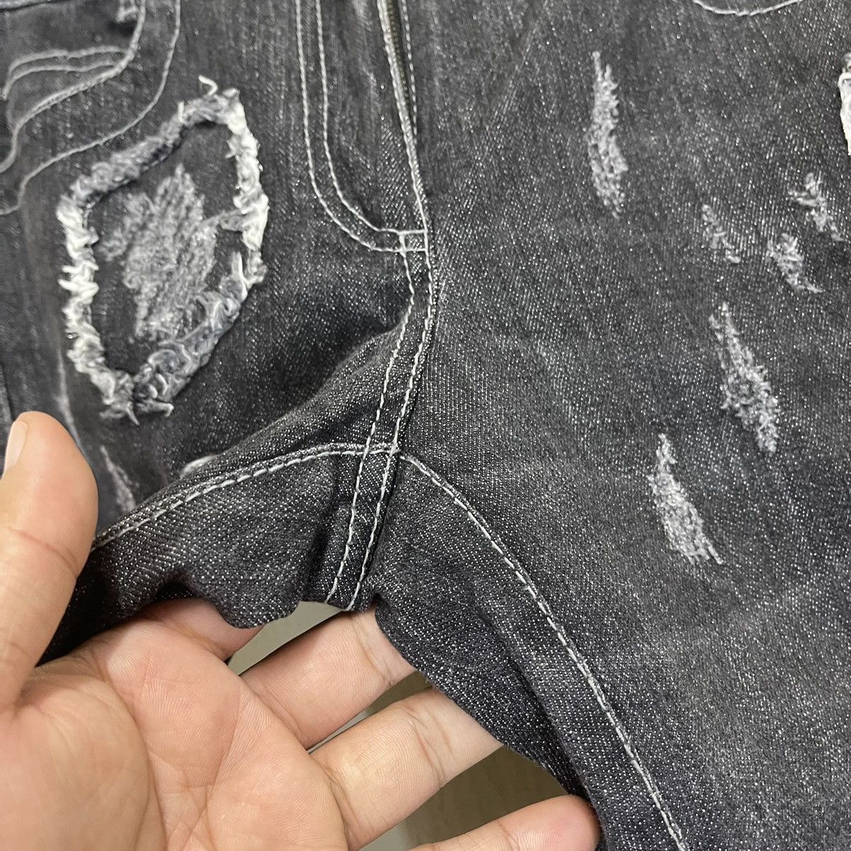 Hysteric Glamour × Tornado Mart DENIM PANTS PACHWORK Size US 30 / EU 46 - 6 Thumbnail