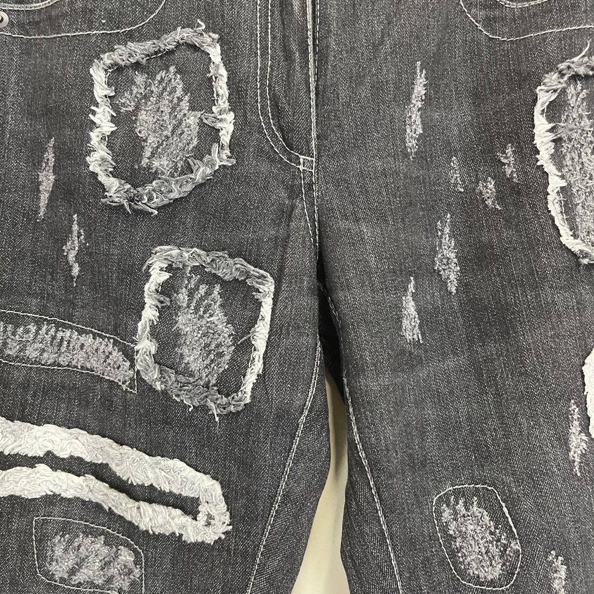 Hysteric Glamour × Tornado Mart DENIM PANTS PACHWORK Size US 30 / EU 46 - 5 Thumbnail