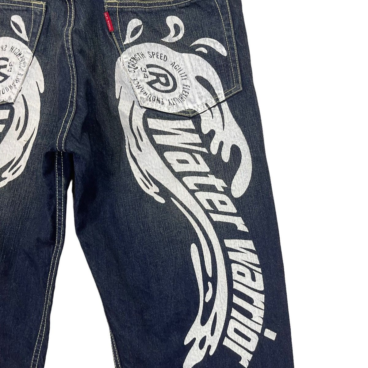 Japanese Brand × Vintage RealBVoice International Printed Denim Jeans Size US 30 / EU 46 - 3 Thumbnail