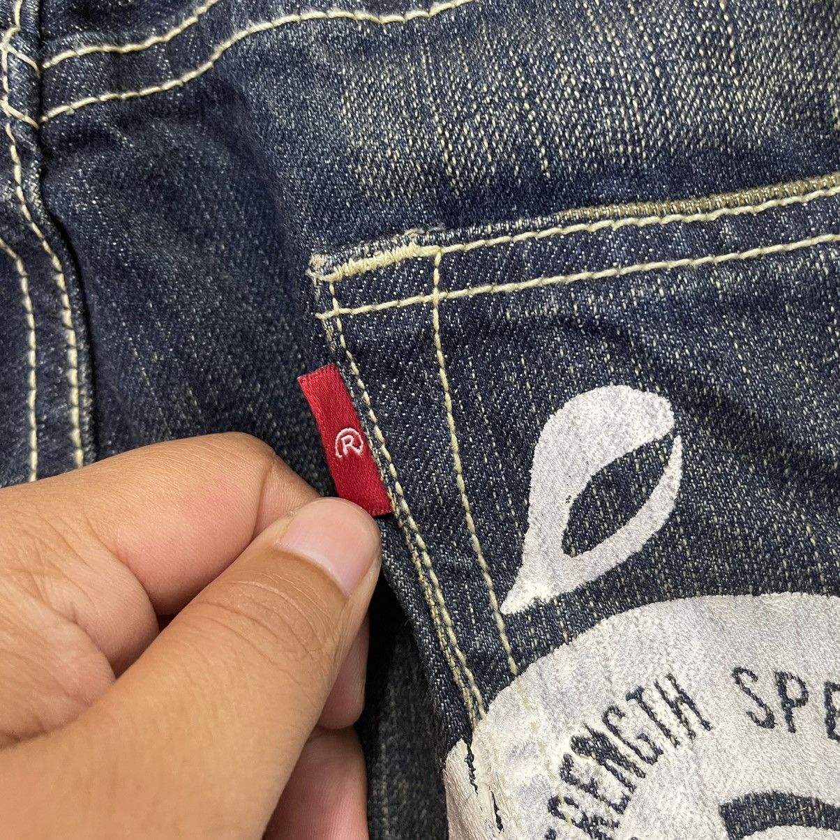 Japanese Brand × Vintage RealBVoice International Printed Denim Jeans Size US 30 / EU 46 - 13 Thumbnail
