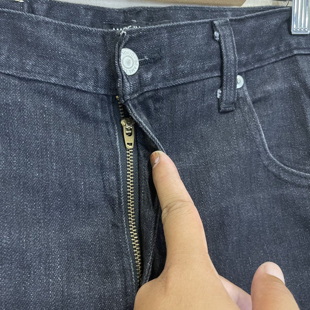 Beams Plus BEAMS PLUS Japan Black Denim Skinny Jeans Size US 32 / EU 48 - 3 Thumbnail