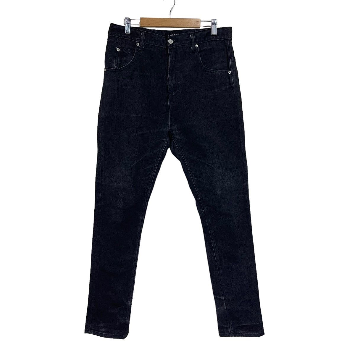 Beams Plus BEAMS PLUS Japan Black Denim Skinny Jeans Size US 32 / EU 48 - 1 Thumbnail