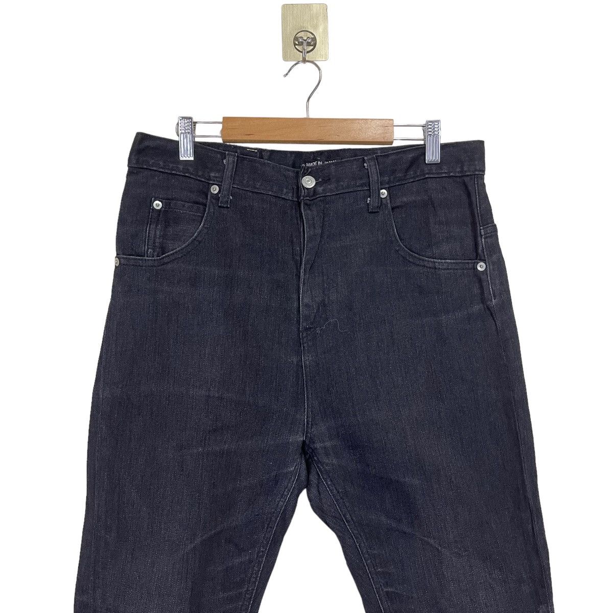 Beams Plus BEAMS PLUS Japan Black Denim Skinny Jeans Size US 32 / EU 48 - 2 Thumbnail