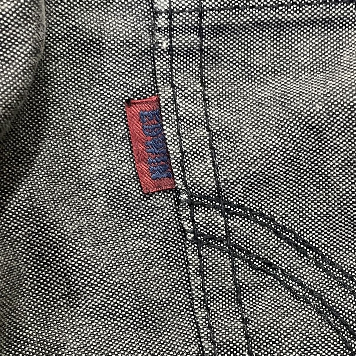 Edwin × Hysteric Glamour Vintage Edwin Blue Trip Black Zipper Pocket Jeans Size US 34 / EU 50 - 12 Thumbnail