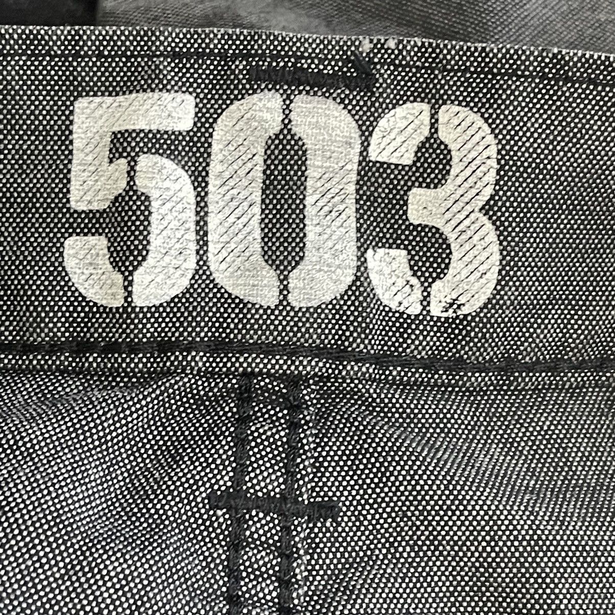 Edwin × Hysteric Glamour Vintage Edwin Blue Trip Black Zipper Pocket Jeans Size US 34 / EU 50 - 16 Thumbnail
