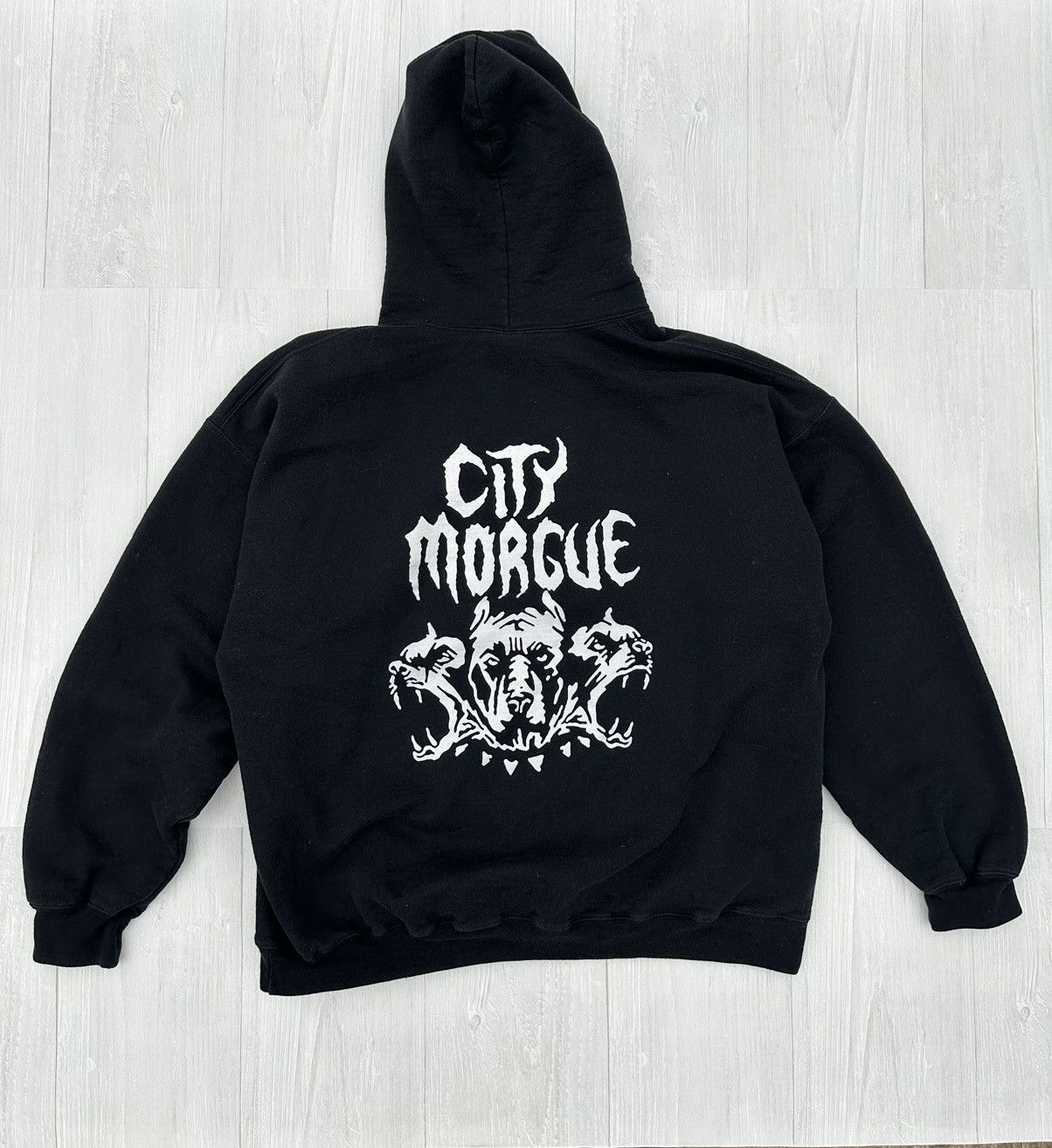 City Morgue City Morgue Black " Bible Study " Hoodie Sz. XL Size US XL / EU 56 / 4 - 3 Thumbnail