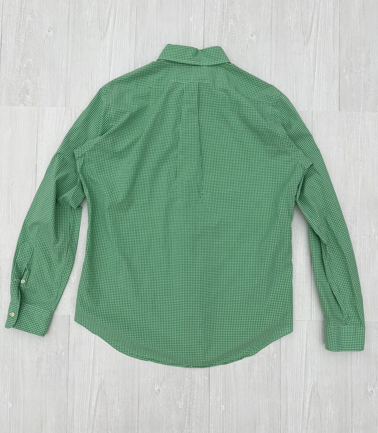 Polo Ralph Lauren Polo Ralph Lauren Green Gingham Check Button Down Medium Size US M / EU 48-50 / 2 - 4 Thumbnail