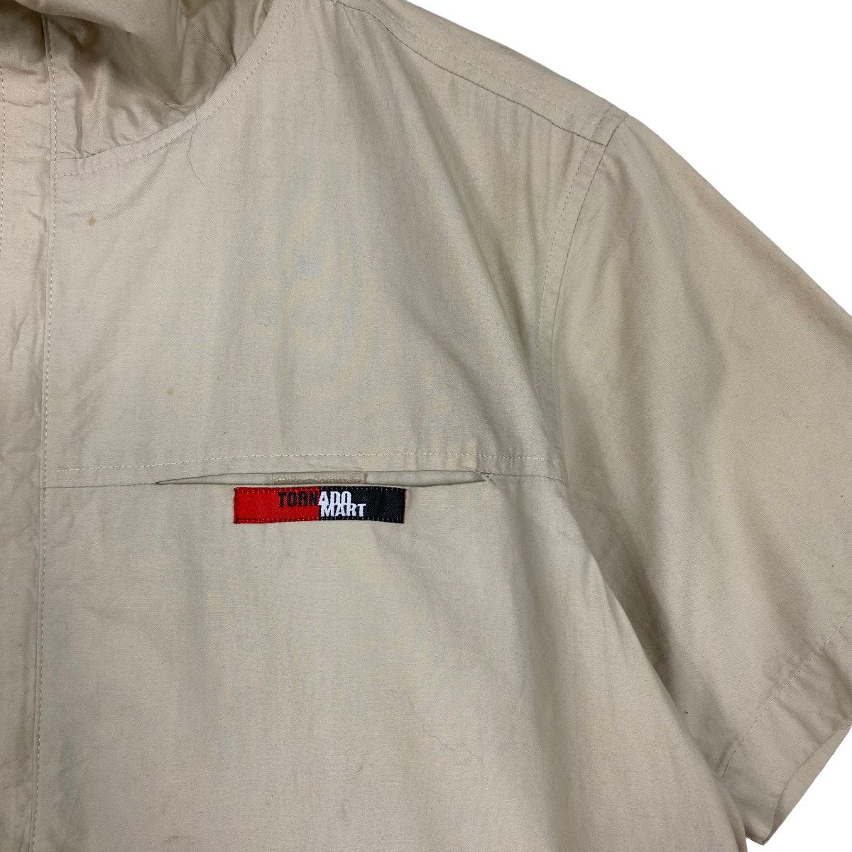 Japanese Brand × Tornado Mart Tornado Mart Zipper Hoodies Shortsleeve Size US M / EU 48-50 / 2 - 6 Thumbnail