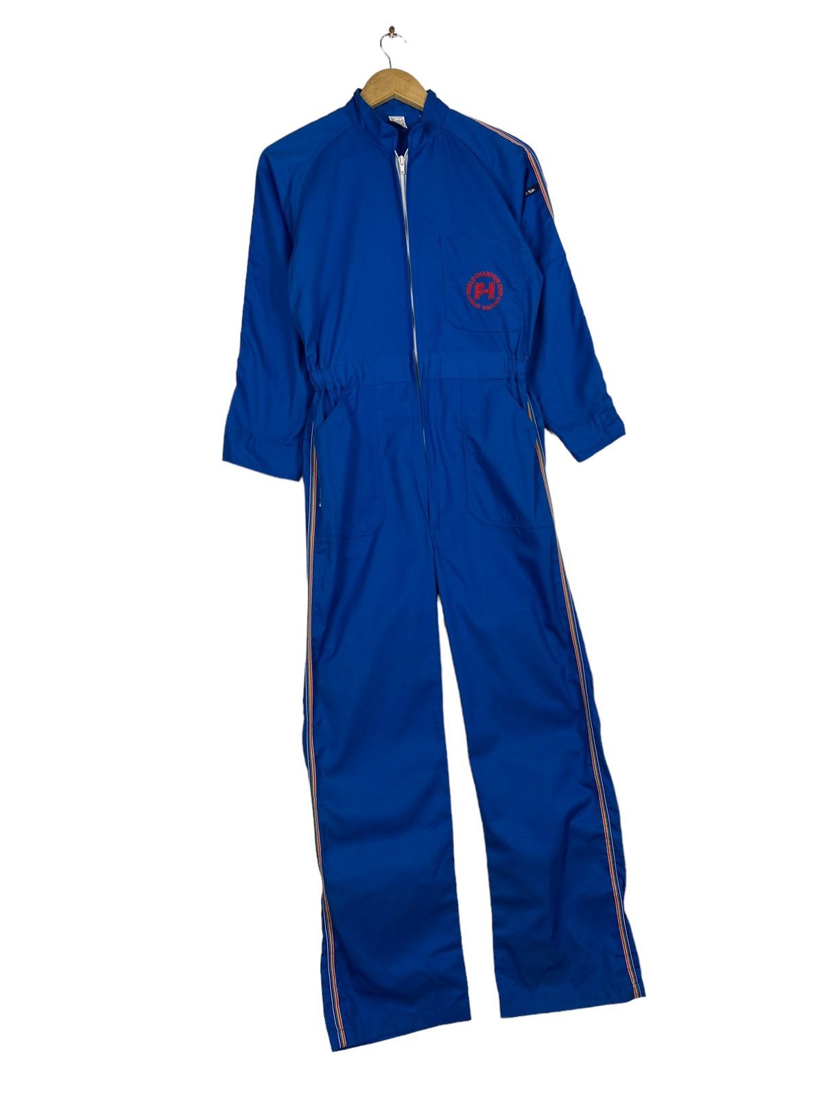 Japanese Brand × Vintage 💥RARE💥Vintage World Championship F-1 Great Britain Coverall Size US 29 - 5 Thumbnail
