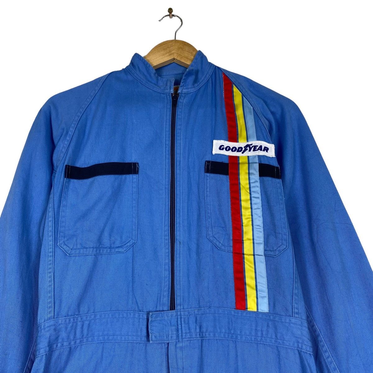 Japanese Brand × Vintage 🔥Best Offer🔥 Vintage Good Year Coverall Racing Workwear Size US 32 / EU 48 - 5 Thumbnail