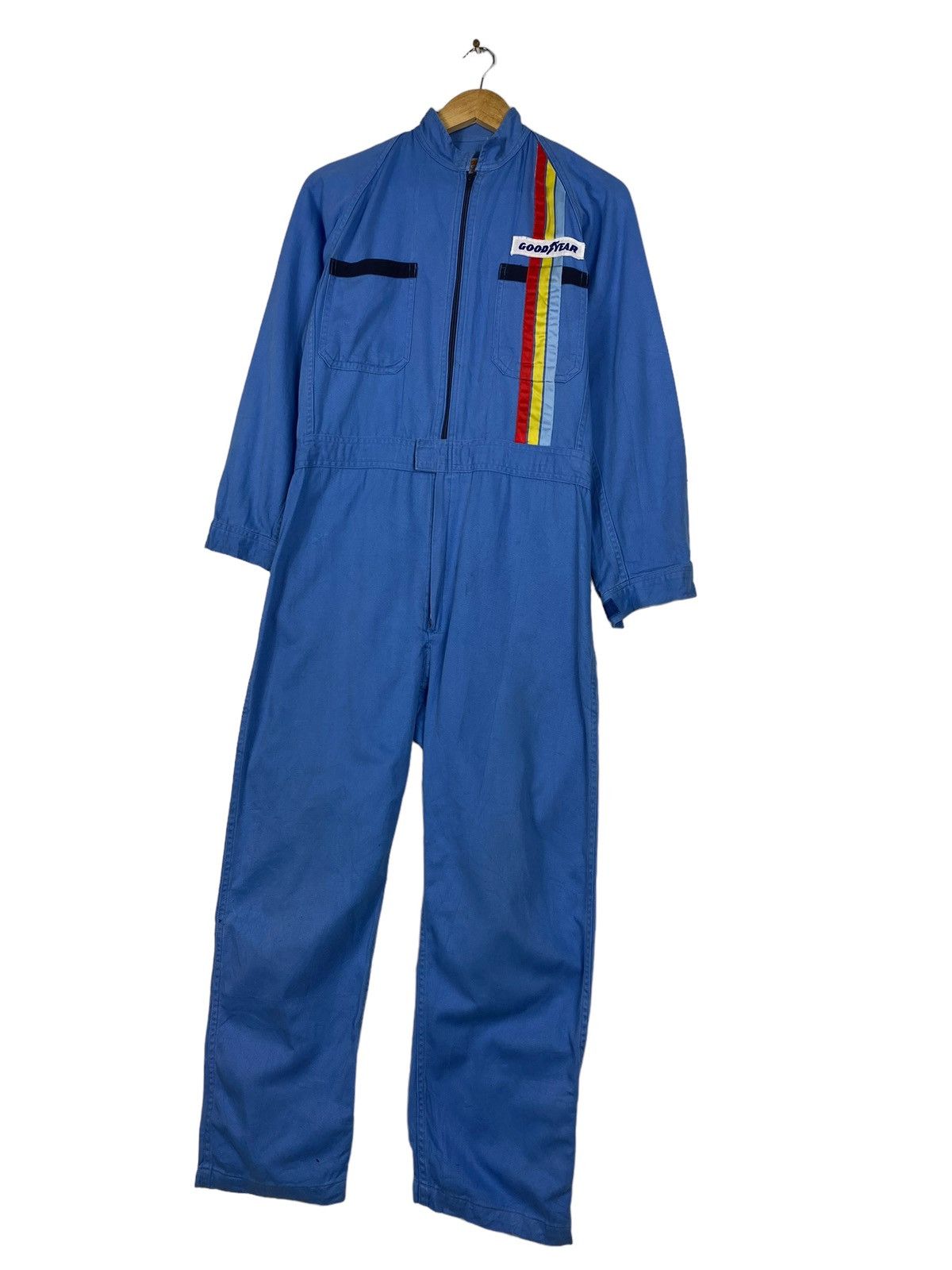 Japanese Brand × Vintage 🔥Best Offer🔥 Vintage Good Year Coverall Racing Workwear Size US 32 / EU 48 - 2 Thumbnail